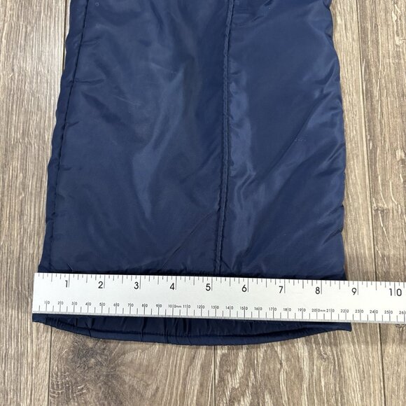 VTG Topher Mens Ski Pants Overalls Bib Ski Suit Suspenders 70s 80s M Blue Retro - Picture 7 of 15